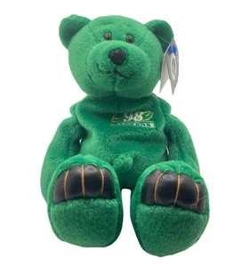 Gorro de peluche Limited Treasures 1998 Pro Bears Green Bay Packers Brett Favre - Imagen 1 de 11
