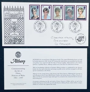 SELLOS CONMEMORATIVOS DE LA PRINCESA DE GRAN BRITÁNICA DIANA FDC 1998 MNH DISEÑO ALTHORP BARNARD - Imagen 1 de 5