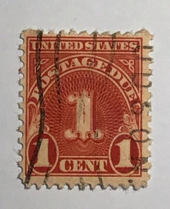 US 1 Cent Postage Due Stamp 1931 Scott J80 VF/F US14 - Picture 1 of 1