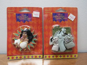 RARE Disney Hunchback of Notre Dame ESMERALDA & Gargoyles 2x Magnet Collectible - Picture 1 of 9