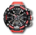 Invicta S1 Rally JM Correa Men's 58mm LARGE Black Red GMT Dual Time Watch 37655