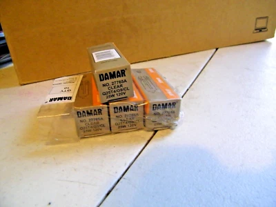 4 Damar G9 Clear Q25T4/G9/CL 25W 120V New In Individual Boxes - Image 1 of 2