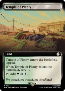 Temple of Plenty EXTENDED - 0523 - Rare - Fallout PIP MTG - Foto 1 di 1