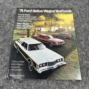 1974 Ford Station Wagon Yearbook Brochure Original 74 - Picture 1 of 22