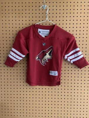 ARIZONA COYOTES HOCKEY JERSEY TODDLER SIZE 2T - 4T REEBOK NHL PHOENIX RED - Image 1 of 4