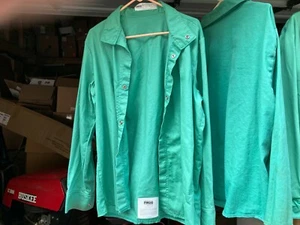 5 - GREEN SparkGuard Flame Resistant 12 oz. Cotton Jacket - Used - Picture 1 of 11