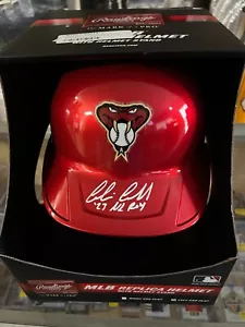 Corbin Carroll Authentic Autograph Alternate Chrome Arizona Full Size Helmet - Picture 1 of 3