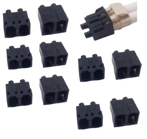 LC Duplex Dust Plug for Fiber Optic Cables DX SX LC Connector External Cover Cap - Picture 1 of 8