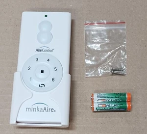 MinkaAire RC1000 Remote Control for Six Speed DC Ceiling Fan - White - Picture 1 of 3