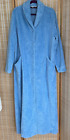 David Nieper Blue Soft Fleece Gown Dressing Gown House Coat Sz S Fits UK 12 14