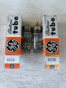 Two GE 6HS8 NOS Tubes Tested - Picture 1 of 1
