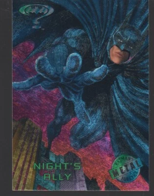 Batman Forever Metal #50 Night's Ally 1995 DC FLEER - Image 1 of 2