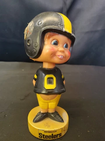 Vintage Sports Specialties Pittsburgh Steelers Bobble 1975 PLASTIC NFL Cover