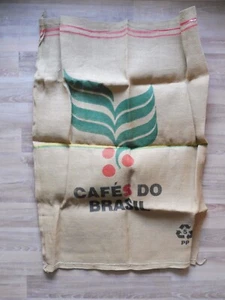 Kaffeesack Rehm & Co. Jute Cafe Do Brasil Groß H 100cm B 70cm - Bild 1 von 5