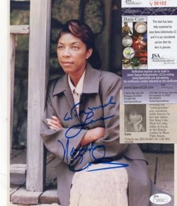 FOTO 8X10 FIRMADA FALLECIDA CANTANTE FAMOSA NATALIE COLE JSA 30102 - Imagen 1 de 1