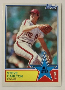 1983 Topps Baseball Steve Carlton All Star #406 - Philadelphia Phillies (S2)