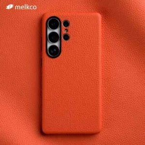 Melkco Prawdziwa skóra Magsafe Case Fr Samsung Galaxy S25 Ultra Back Full Cover  - Zdjęcie 1 z 22