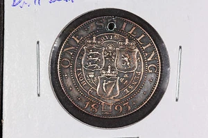 1893 Shilling Silver Great Britain - KM# 780 - Picture 1 of 2