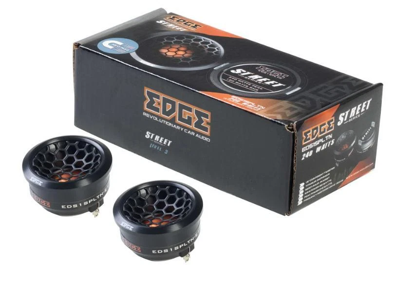 Par de altavoces tweeter de seda EDGE EDS1SPLTN-E1 1,9" pulgadas 240 W Foto 1 de 4