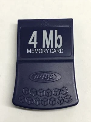 Gamecube Intec Inc. 4MB Memory Card Blue  - Image 1 of 4