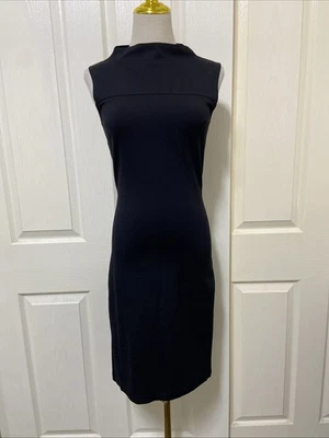 PILGRIM Black Sleeveless Christina Ponte Funnel Dress ~ Size 8 - image 1 of 4