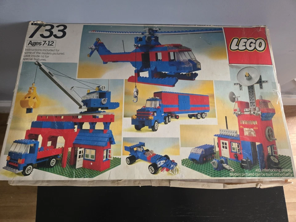 LEGO 733 Universal Building Set NOT COMPLETE,MIXED ERA W MANUEL - Image 1 of 4