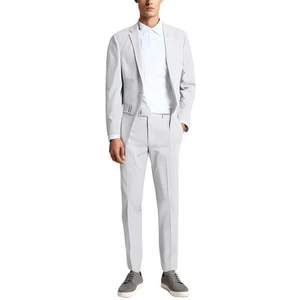 Kenneth Cole Reaction Mens Silver Stretch Two-Button Suit 38S BHFO 7254 - Picture 1 of 1