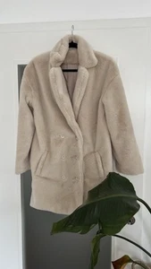 Fake Fell Jacke No Name Gr. S/M Beige - Bild 1 von 2