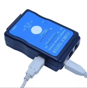 RJ11/RJ12 phone RJ-45 Cat5e Cat6 Ethernet Network Printer USB Cable Tester tool - Picture 1 of 8
