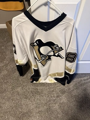 Camiseta deportiva vintage NHL CCM Pittsburgh Penguins Sidney Crosby #87 talla grande cosida Foto 1 de 4