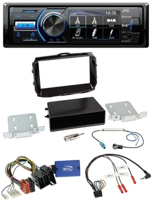 JVC Bluetooth Lenkrad USB DAB Autoradio für Alfa Romeo Giulietta 13-21 ISO piano - Bild 1 von 4