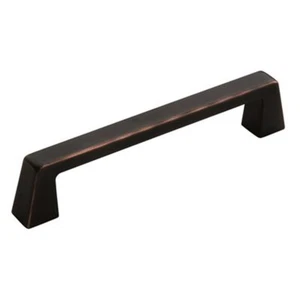 Amerock Blackrock 128 mm moderner Ölschliff Bronze Bogen Schrankzug Neu mit Etikett - Bild 1 von 7