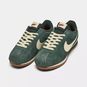 NUOVE Nike Cortez Vintage Vintage Mussola Verde W Taglia 10.5 FJ2530-301 - Foto 1 di 6