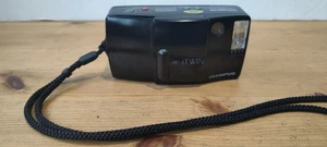 Cámara fotográfica Olympus AF-1 doble 35 mm doble lente doble 70 y 35 mm probada y funcionando - Imagen 1 de 14