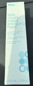 BLISS TRIPLE OXYGEN INSTANT ENERGIZING FOAMING MASK 100ml 3.4 OZ New - Picture 1 of 1