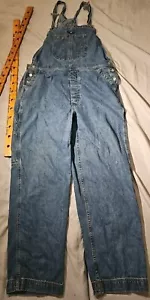 Vintage Polo Jeans Co Ralph Lauren Latzhose Herren Large blau Small Y2K Grunge Bib - Bild 1 von 24