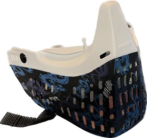 JT Spectra Dynasty Replacement Goggle Bottom Skirt Proflex Mask Blue Black White - Picture 1 of 4