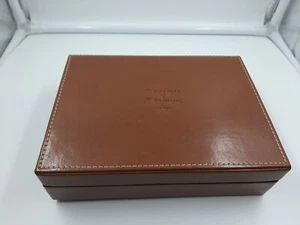 Dooney & Bourke Wallet/ Trinket  Box Vintage Faux  Leather Embossed Inside - Picture 1 of 11
