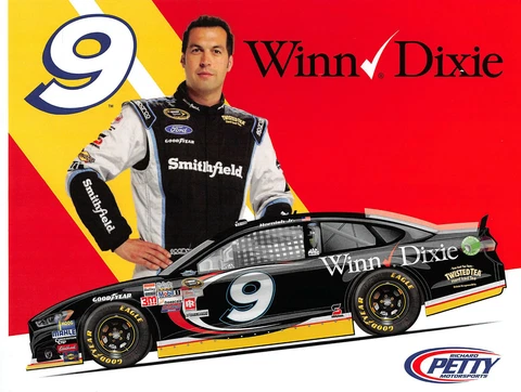 2015   SAM HORNISH JR  #9 WINN DIXIE DARLINGTON THROWBACK SPRINT CUP POSTCARD Cover