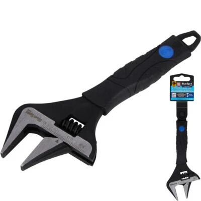 BlueSpot 6" Adjustable Spanner Wide Jaw Soft Grip Handle Wrench Piler 150mm