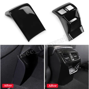 For Honda Civic 11th 2022-2025 Rear Air Outlet Vent Panel Cover Trim Gloss Black - Picture 1 of 15