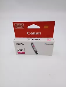 NEU ORIGINAL CANON PIXMA 281 TINTENPATRONE MAGENTA FARBE CLI-281 M CHROMALIFE 100 - Bild 1 von 3