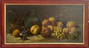 Dipinto olio su tavola, natura morta, M. Ronaghini - Imagen 1 de 6