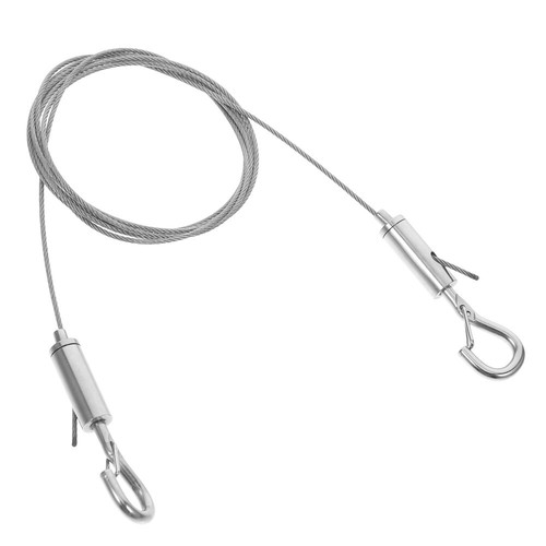 1 Set Wire Rope and Photo Frame Hanging Hook Stainless Steel Cable Wire