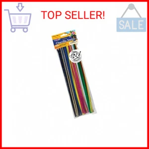Creativity Street 100-piece Pipe Cleaner Stem, 1/8 x 12 in, Assorted 100 Count - Picture 1 of 2