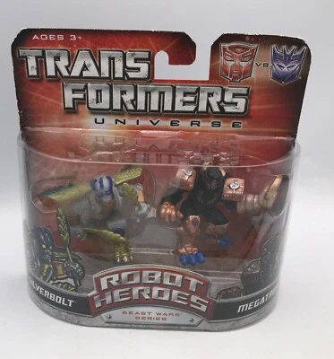 Hasbro Transformers Robot Heroes 2008 OPTIMUS PRIMAL/PREDACON TARANTULAS - Image 1 of 3
