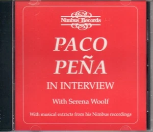 SPANISCHER FLAMENCO-GITARRIST Paco Peña SELTEN 1989 INTERVIEW UK CD VERSIEGELT - Bild 1 von 2