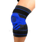 Knee Support Compression Sleeve Brace Patella Arthritis Pain Relief Gym Sports@
