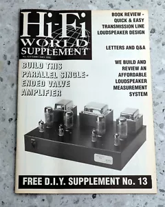 Hi-Fi WORLD Hi-Fi Supplement vintage Audio Hi-Fi magazine NO 13 February 1995 - Picture 1 of 3