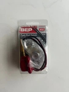 BEP 2-Position SPST Push-Pull Switch w / Wire Leads - OFF / ON - 1001306 NEW - Picture 1 of 5